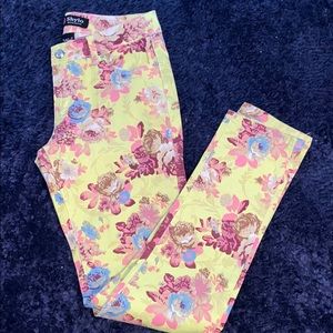 Floral print pants
